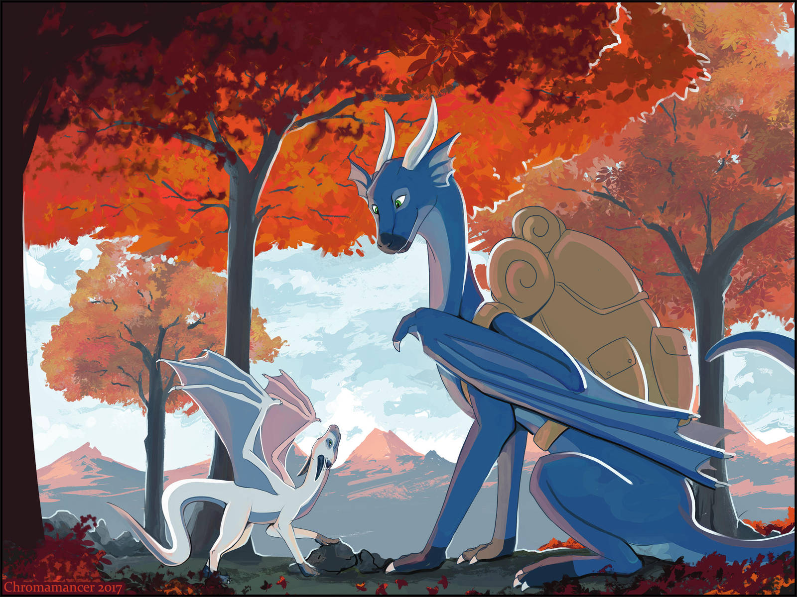 Fall Backpacking by Chromamancer