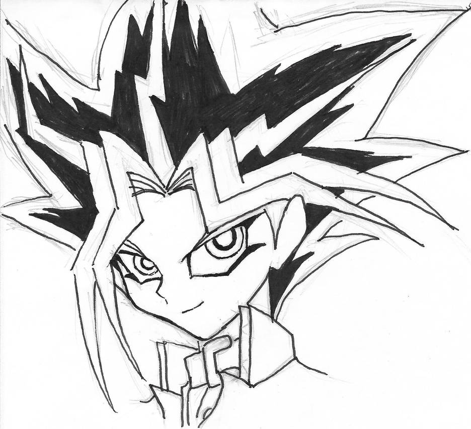 Yami Yugi Sketch by rougedeath on DeviantArt