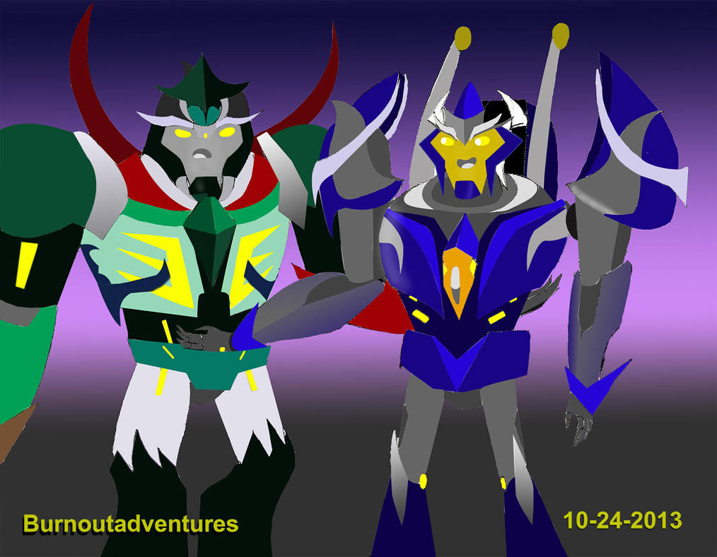 TFP: Skylynx and Darksteel (Colored) by DriftsEdge on DeviantArt