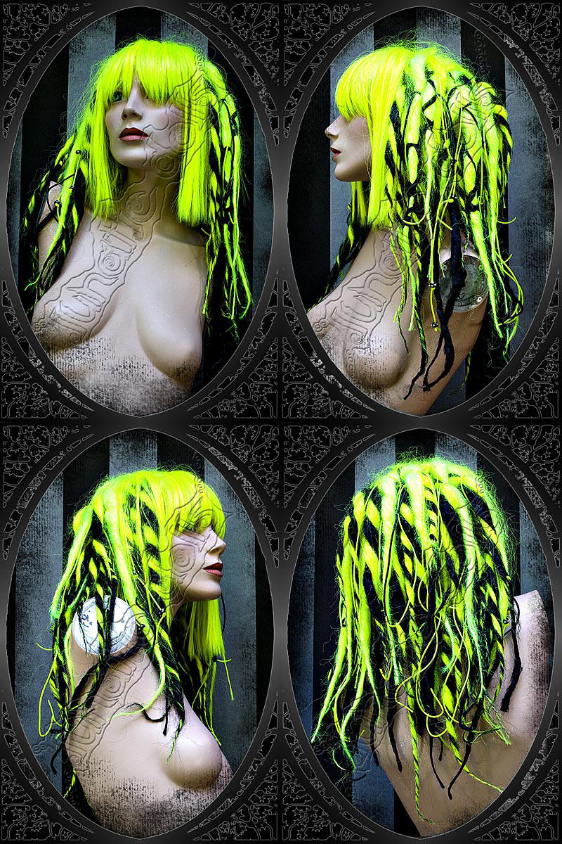 aTomiC DreAd wiG steAmPunK by LunaticDolls