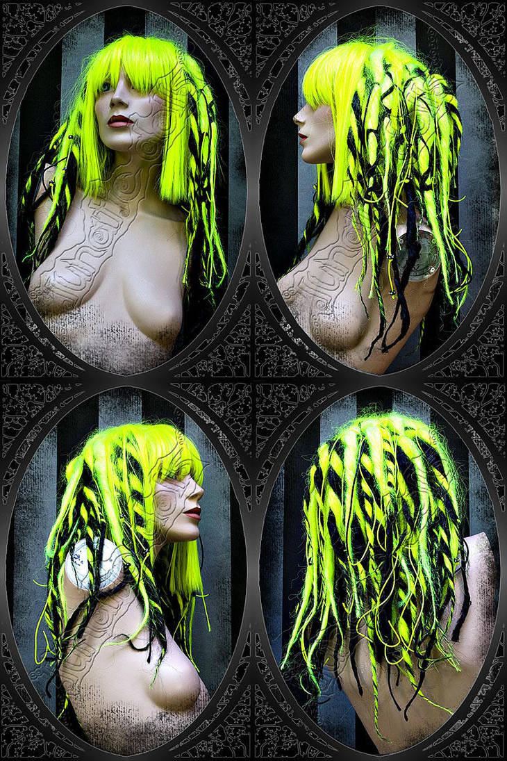 aTomiC DreAd wiG steAmPunK by LunaticDolls