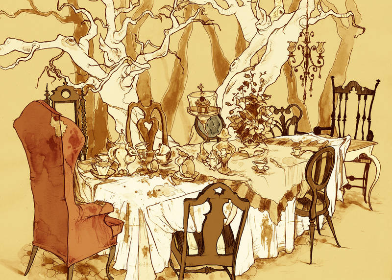 A Mad Tea Party: Setting by AbigailLarson