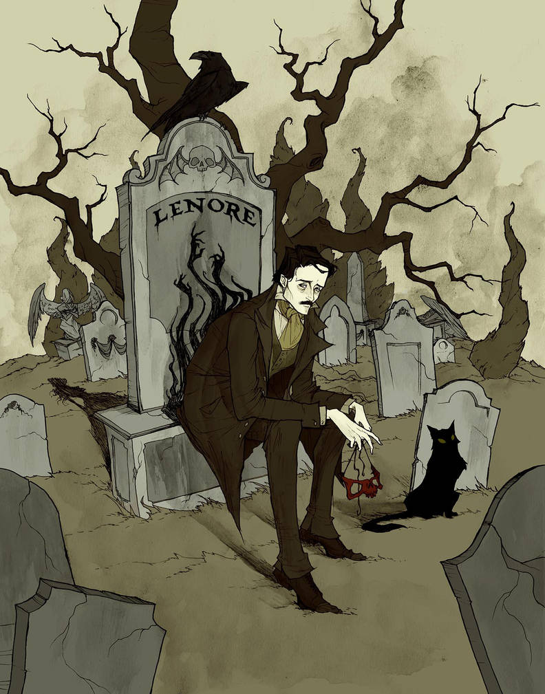 Edgar Allan Poe by AbigailLarson