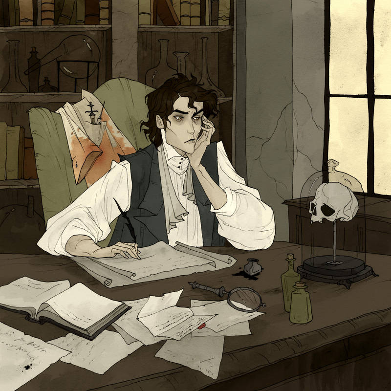 Drawlloween 2017 - Frankenstein by AbigailLarson