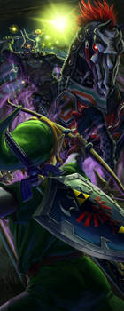 Link vs Phantom Ganon by Txikimorin
