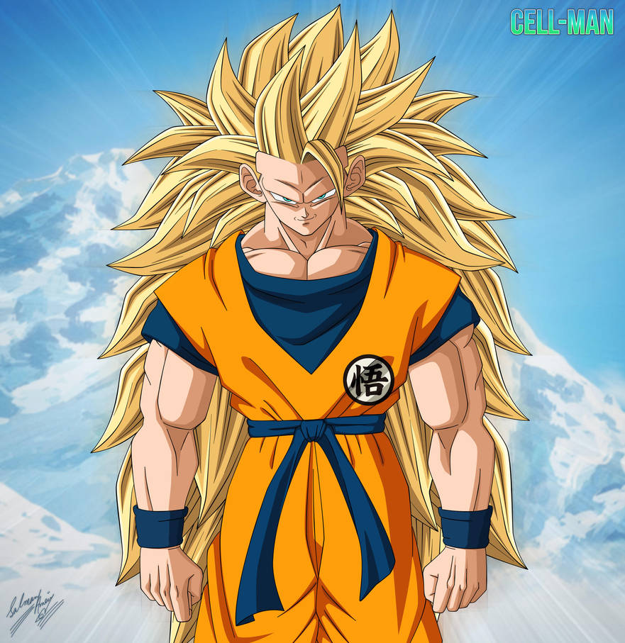 Son Goku Super Saiyajin 3 by CELLMAN on DeviantArt