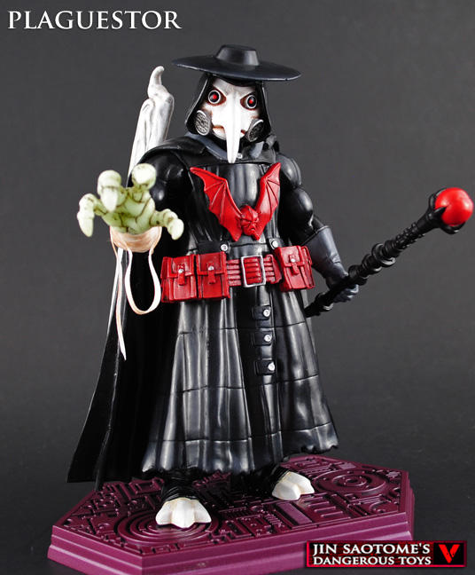 Custom MOTUC Plaguestor figure by Jin-Saotome