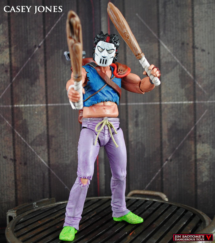 Custom TMNT Classics Casey Jones Figure by Jin-Saotome