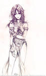 Aesthia -practice work- by Pearlpencil