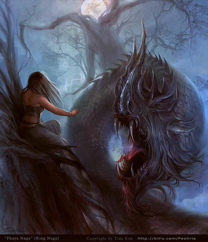 Phaya Naga ( King Naga ) by Pearlpencil on DeviantArt