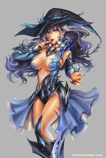 Lilith (original ver)- illustration for jp TCG by Pearlpencil