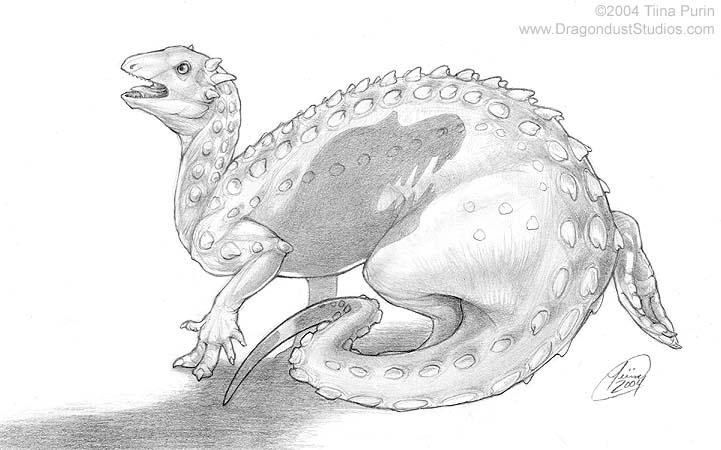 Scelidosaurus by mirroreyesserval