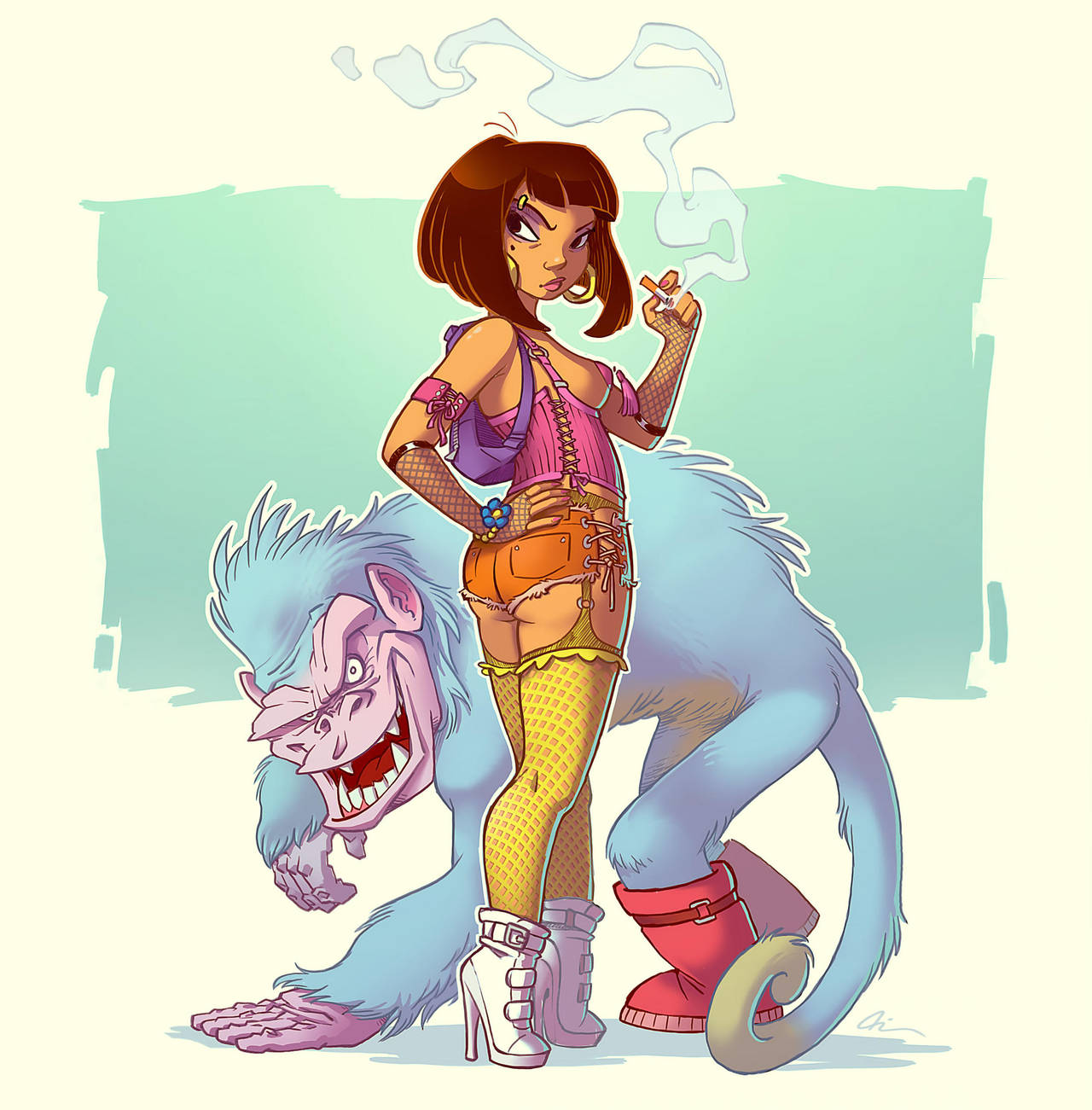 Adult Dora the Explorer by Timooon