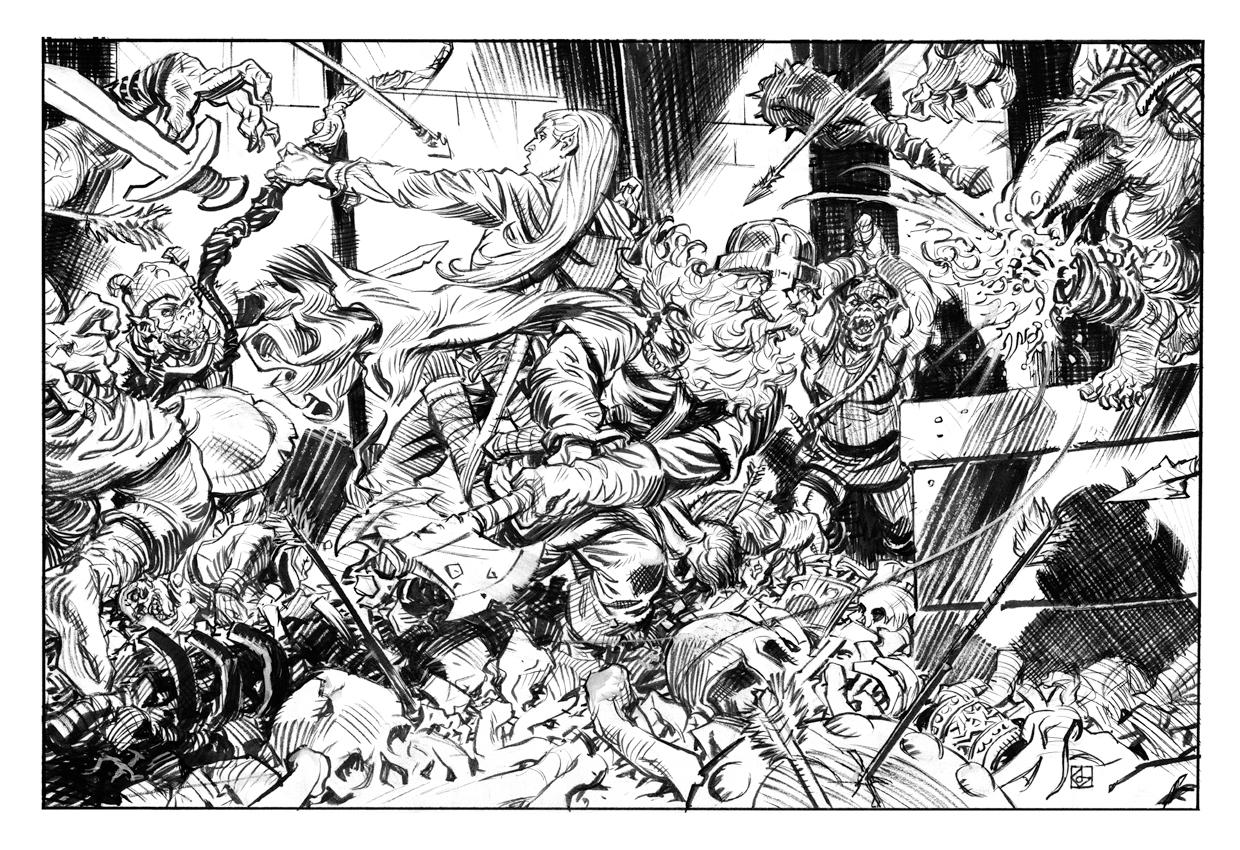 Legolas and Gimli by deankotz