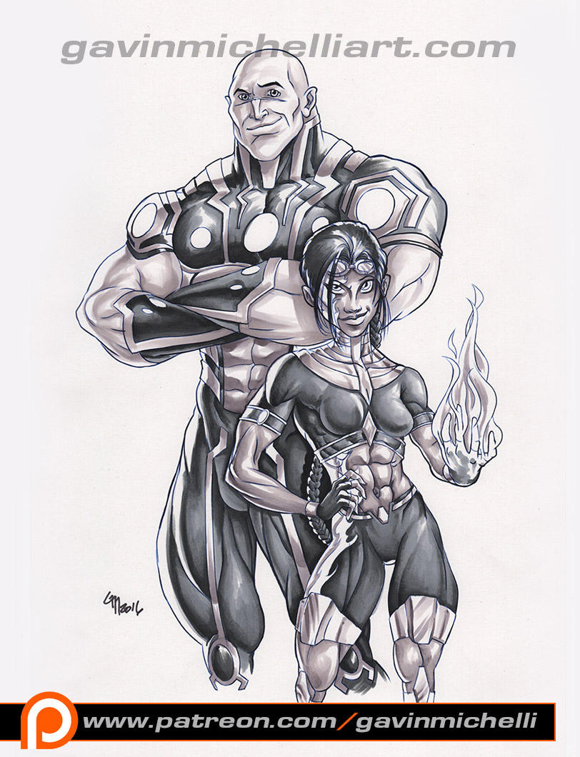 Power Couple Marker Piece by GavinMichelli