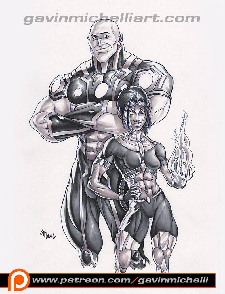 Power Couple Marker Piece by GavinMichelli