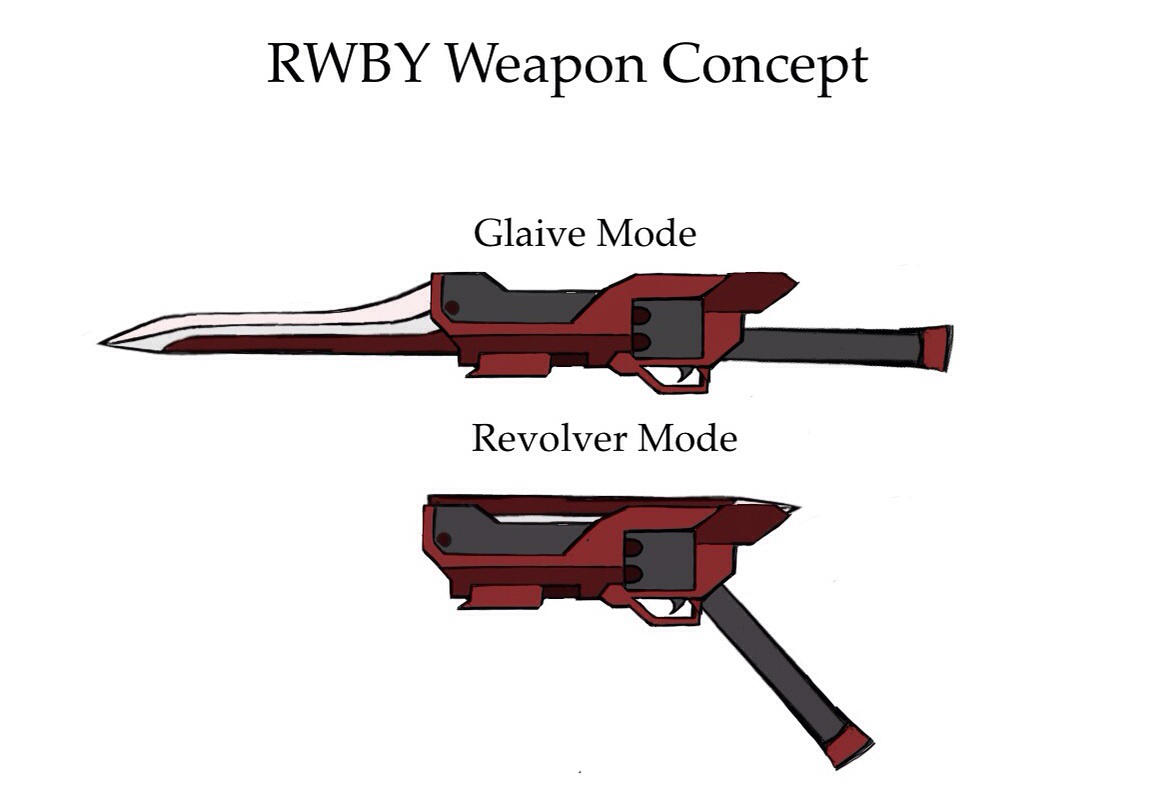RWBY Weapon 'Crimson Draco' by OllyTrinity1397 on DeviantArt