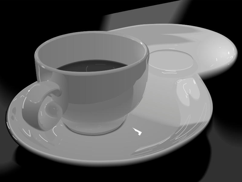 a cup of coffee by sh4dow