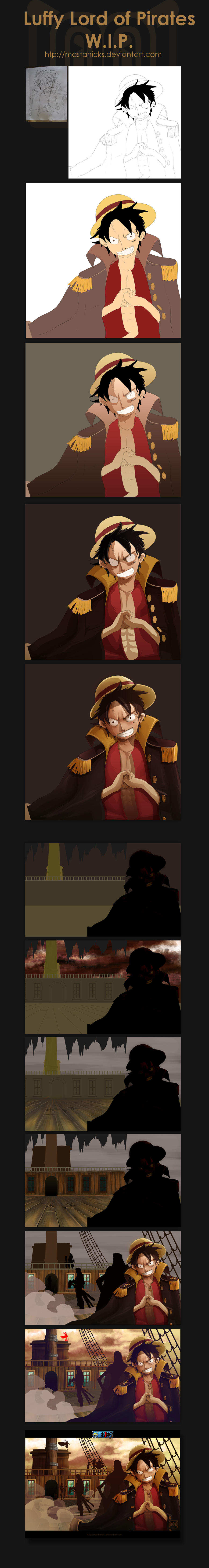 Luffy : WIP Details by MastaHicks