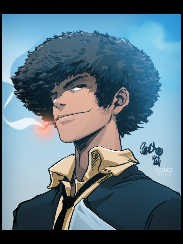 Spike Spiegel Portrait by MastaHicks
