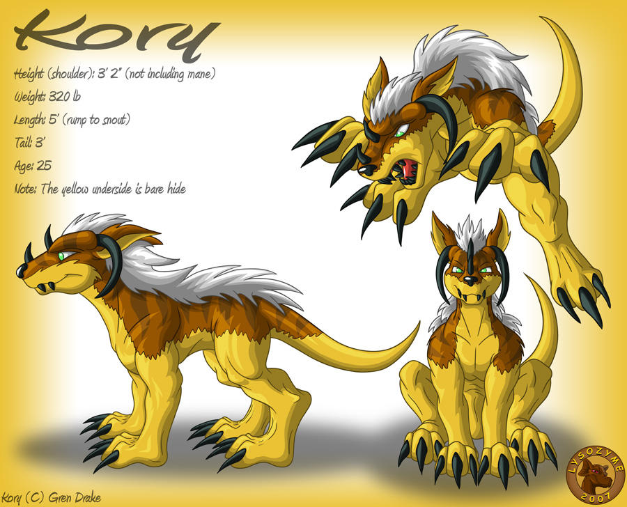 Character Layout - Kory by Lysozyme