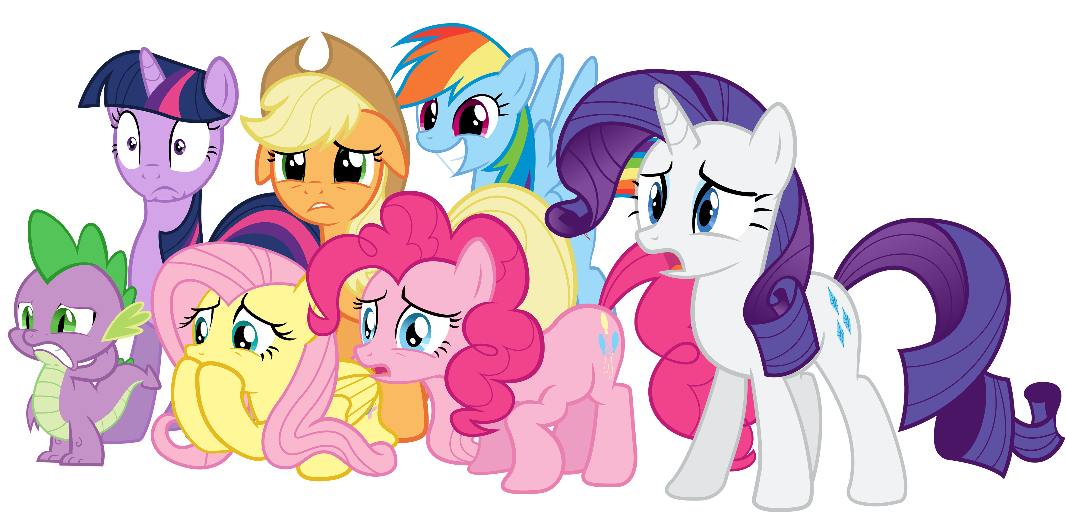 Spike and Mane Six Discover the Internet by The-Crusius