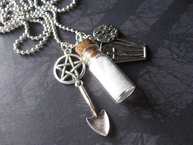 Salt and Burn Necklace by SpellsNSpooks