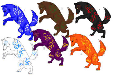 Wolf Adoptables 50 - 1 LEFT by Animal-Adoption-Club