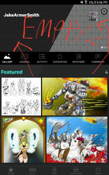 why is there no deviantart banner? by JakeArmorSmith