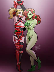 Harley and Ivy by OptimusPraino