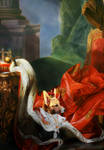 Winston the Conqueror In Regal Coronation Dress by Bamen-Sanders