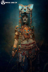 Apocalyptic Bastet - by Mia by Wasteland-Warriors