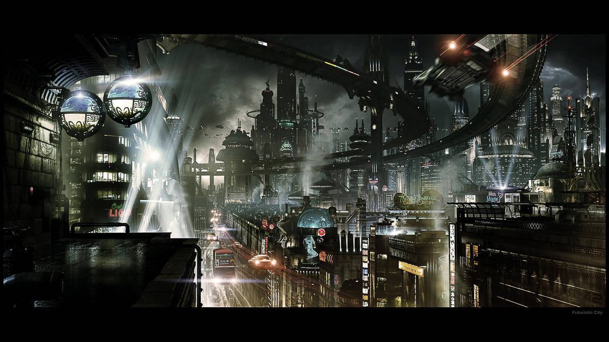 Futuristic City by JJasso