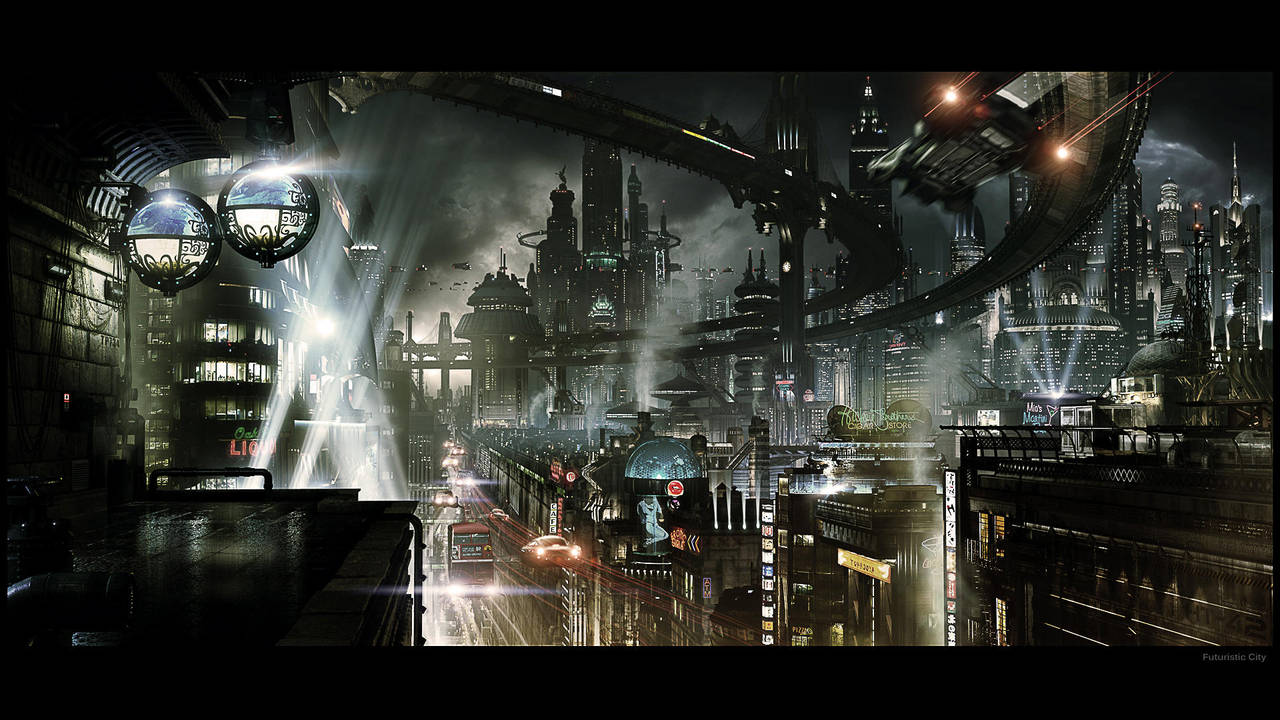 Futuristic City by JJasso