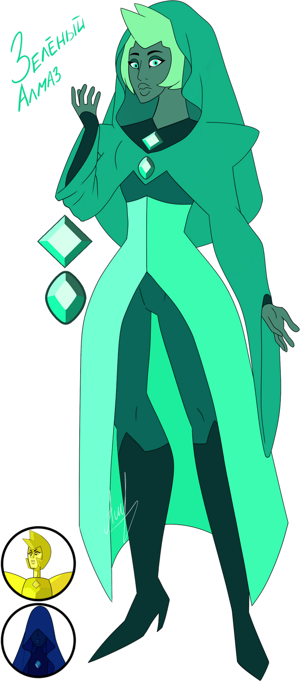 Steven Universe Fan Fusion Green Diamond By Pancake222 On