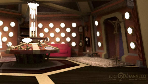 Custom TARDIS Console Room mark 2 by ginovanta on DeviantArt