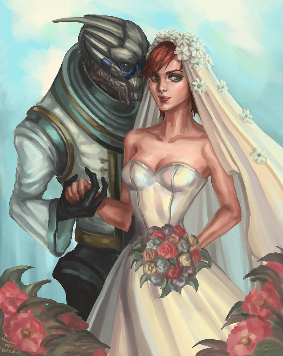 femshepxgarruswedding by SchwarzesGift411
