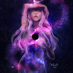 Supermassive Black Hole by MayOrnelas