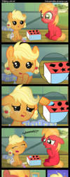 Helping a sis out. by Coltsteelstallion