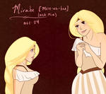 SoO OC.::Mirabe::. by HeSerpenty