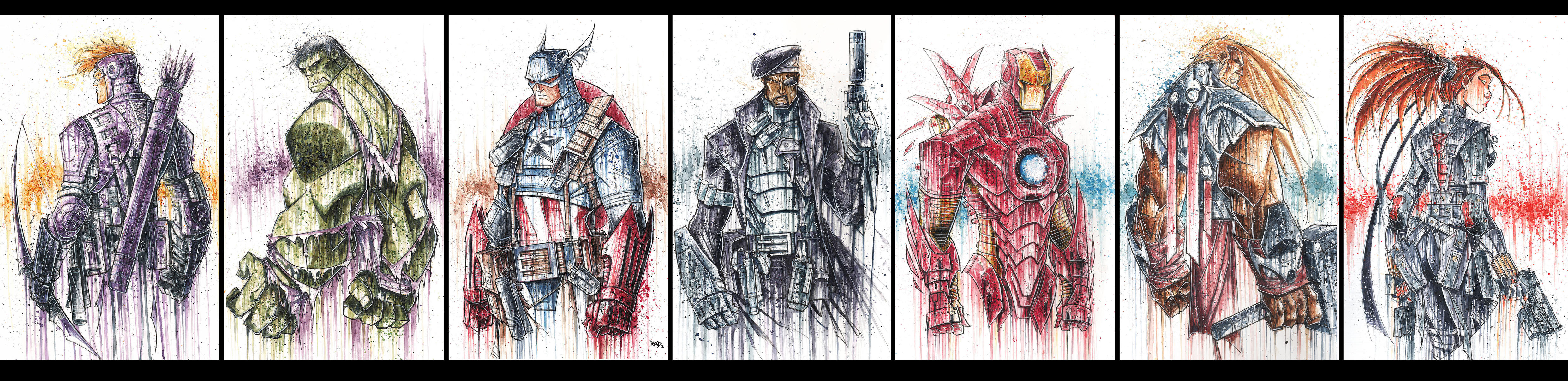 Avengers 'Saucy' Prints FINAL by RobDuenas