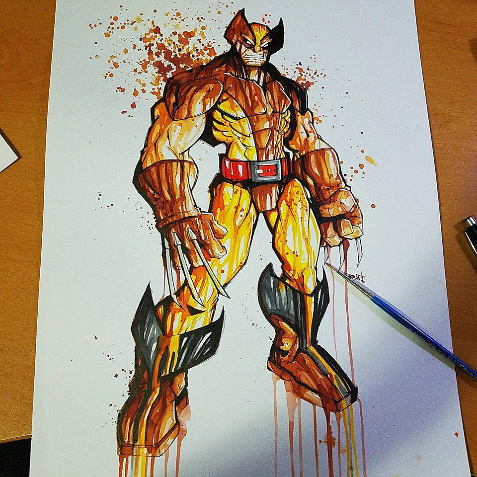 Wolverine Brown and Yellow Saucy by RobDuenas