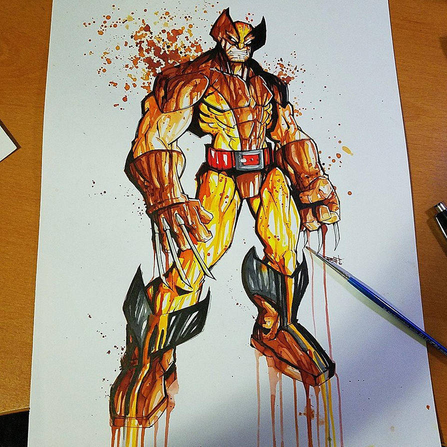 Wolverine Brown and Yellow Saucy by RobDuenas
