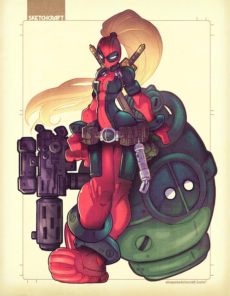 LADY DEADPOOL by RobDuenas
