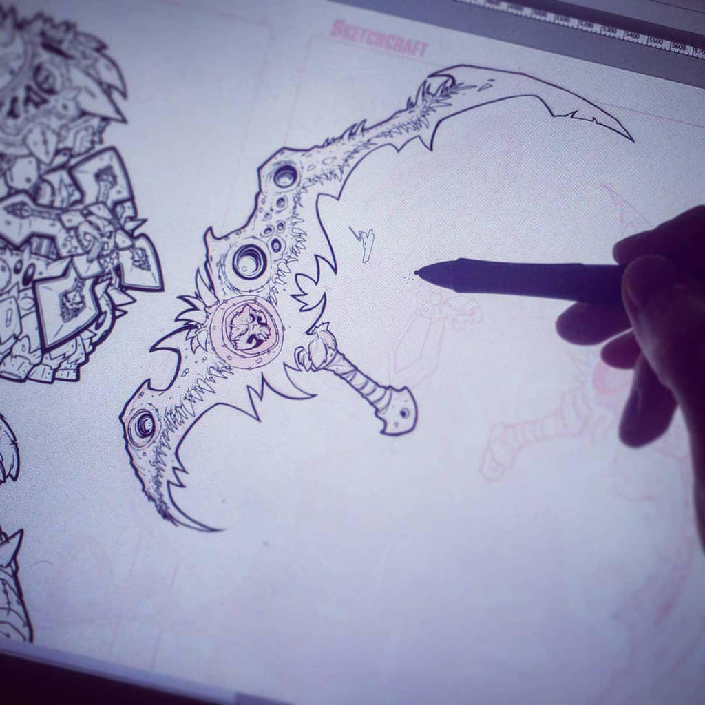 Darksiders Death WIP 03 by RobDuenas