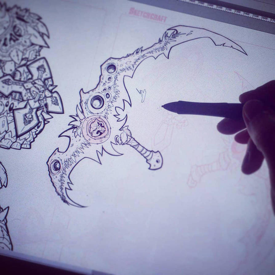 Darksiders Death WIP 03 by RobDuenas
