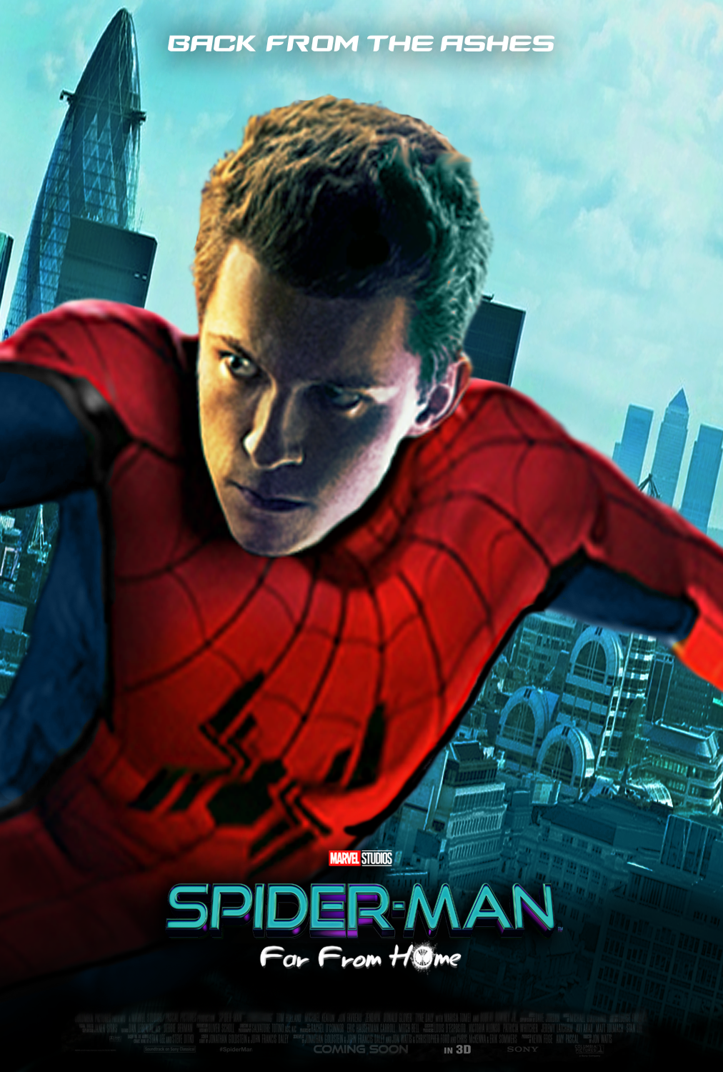 Streaming Spider Man Far From Home 2 Spider-Man 2: Far From Home- London Poster by MagnumMaximoffFanArt on