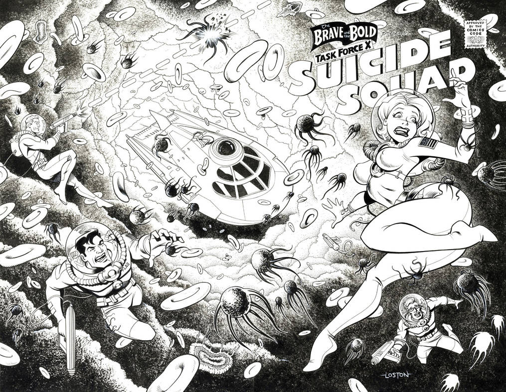 SUICIDE SQUAD COMMISSION #4 by LostonWallace