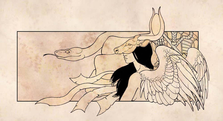 A Portrait of Isis by Feather-Collector