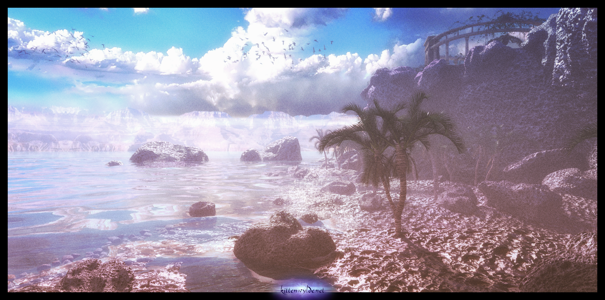 Fantasy Beach by kittenwylde